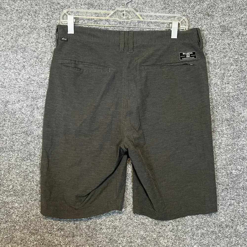 Billabong Board Shorts Swim Trunks Mens 30 Gray Submersibles Surf Beach‎
